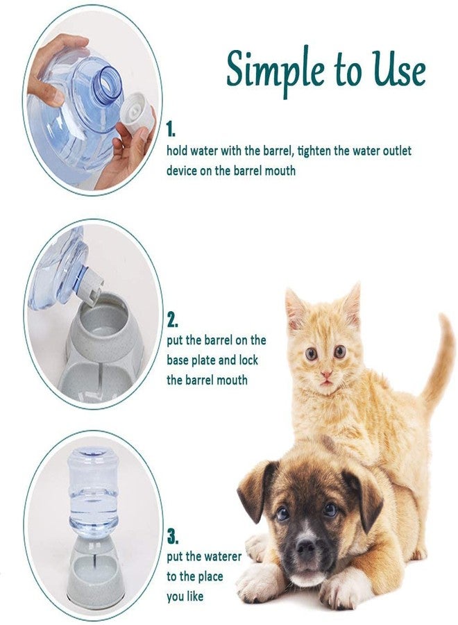 CREDLY Self-Dispensing Pet Waterer Durable Self-Dispensing Gravity 3.8 Liters Pet Waterer - Image 2